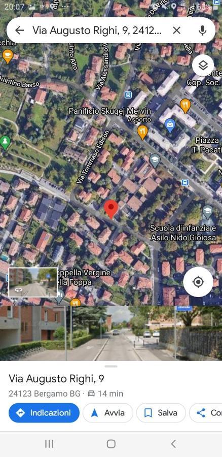 Villetta Rossini Appartamento Da Condividere Con Me Luciano Servizio Ospiti Taxi Driver Navetta No Wifi 2 Camera Da Letto Per 5 Persone Valbrembo Экстерьер фото